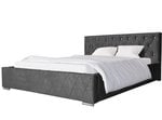 Кровать Diori 160x200 см, серая