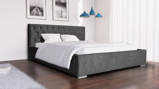 Кровать Diori 180x200 см, серая цена и информация | Кровати | 220.lv