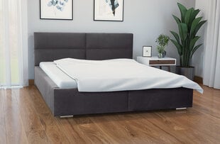 Кровать Fresco 140х200 см, серая цена и информация | Кровати | 220.lv