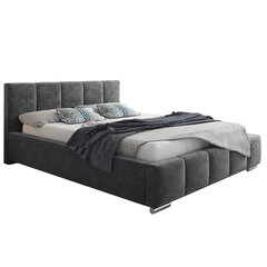 Кровать Bardo 140х200 см, серая цена и информация | Кровати | 220.lv