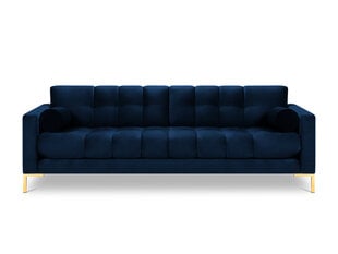 Četrvietīgs dīvāns Cosmopolitan Design Bali, zils/zelta krāsas cena un informācija | Dīvāni | 220.lv
