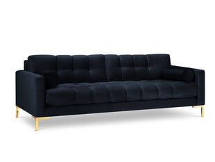 Četrvietīgs dīvāns Cosmopolitan Design Bali, tumši zils/zelta krāsas cena un informācija | Dīvāni | 220.lv