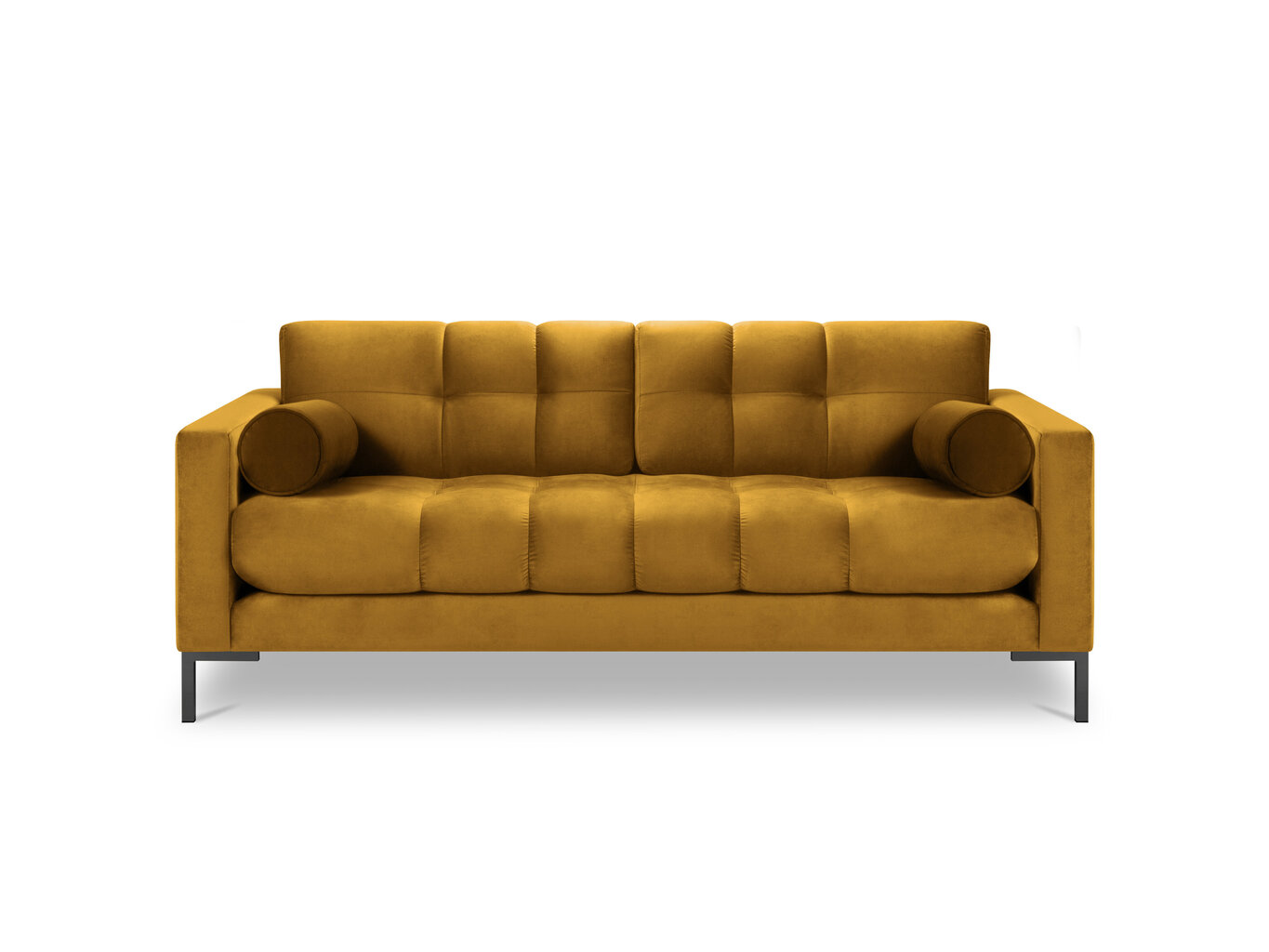 Divvietīgs dīvāns Cosmopolitan Design Bali, dzeltens cena un informācija | Dīvāni | 220.lv