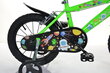 Velosipēds bērniem Bimbo Bike 14" Boy Cosmos, zaļš цена и информация | Velosipēdi | 220.lv