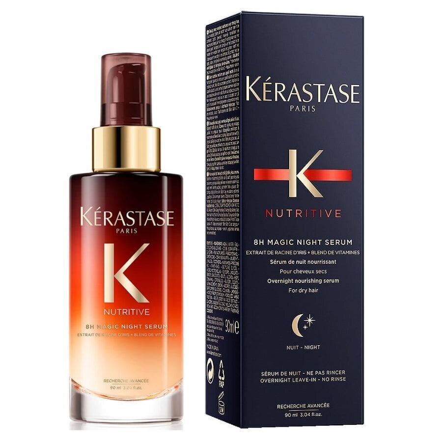 Nakts matu serums Kerastase Nutritive 8h Magic Night Serum, 90 ml cena un informācija | Matu uzlabošanai | 220.lv