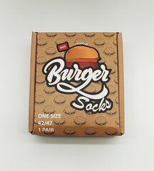 Vīriešu zeķes Burger socks, You're the cheese to my burger цена и информация | Мужские носки | 220.lv