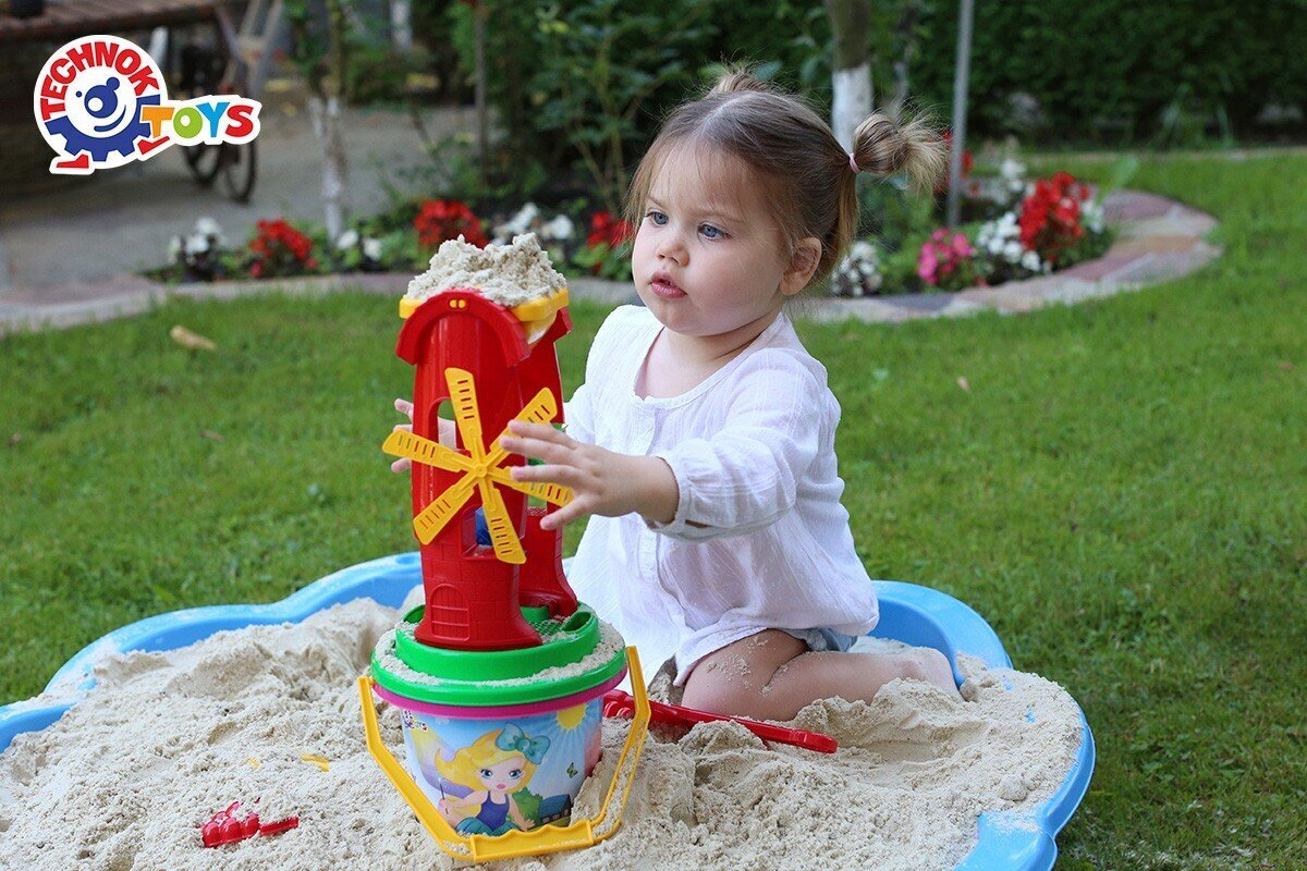 Smilšu rotaļlieta ar dzirnavām цена и информация | Ūdens, smilšu un pludmales rotaļlietas | 220.lv