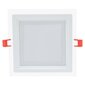 Kvadrāts LED panelis ar stiklu "MODOLED" 12W cena un informācija | Iebūvējamās lampas, LED paneļi | 220.lv