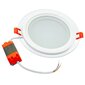 Apalš LED panelis ar stiklu "VESTA" 12W цена и информация | Iebūvējamās lampas, LED paneļi | 220.lv