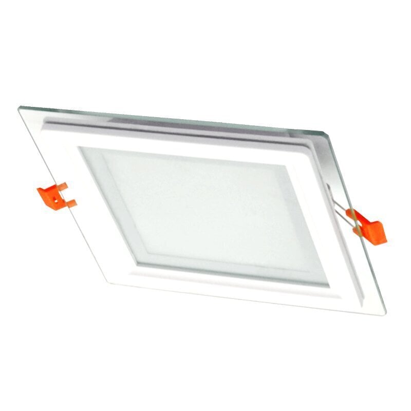 Kvadrāts LED panelis ar stiklu "VESTA" 12W цена и информация | Iebūvējamās lampas, LED paneļi | 220.lv