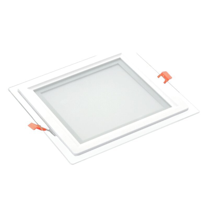 Kvadrāts LED panelis ar stiklu "VESTA" 18W cena un informācija | Iebūvējamās lampas, LED paneļi | 220.lv