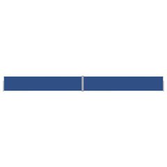 vidaXL Izvelkama sānu markīze, zila, 170x1200 cm cena un informācija | Saulessargi, markīzes un statīvi | 220.lv