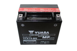 Akumulators motociklam Yuasa 12 V 12 Ah YTX14-BS cena un informācija | Moto akumulatori | 220.lv