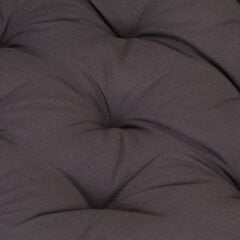 Подушка напольная/для дивана, 120x40x7 см, серая цена и информация | Подушки, наволочки, чехлы | 220.lv