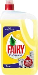Средство для мытья посуды Fairy Lemon 5л цена и информация | Средства для мытья посуды | 220.lv