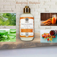 Atjaunojošs šampūns FOR BRITTLE HAIR, Saules Fabrika, 200 ml cena un informācija | Šampūni | 220.lv