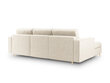 Stūra dīvāns Milo Casa Santo 5S, gaišas smilškrāsas cena un informācija | Stūra dīvāni | 220.lv