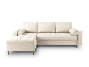 Stūra dīvāns Milo Casa Santo 5S, gaišas smilškrāsas/melns цена и информация | Угловые диваны | 220.lv