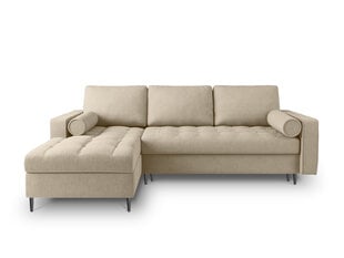 Stūra dīvāns Milo Casa Santo 5S, smilškrāsas/melns cena un informācija | Stūra dīvāni | 220.lv
