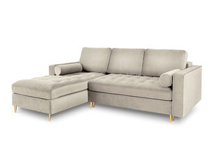 Stūra dīvāns Milo Casa Santo 5S-V, smilškrāsas cena un informācija | Stūra dīvāni | 220.lv