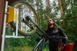 Velosipēda novietošanas pacēlājs - statīvs Parkis MTB цена и информация | Citi velo piederumi un aksesuāri | 220.lv