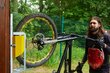 Velosipēda novietošanas pacēlājs - statīvs Parkis MTB цена и информация | Citi velo piederumi un aksesuāri | 220.lv