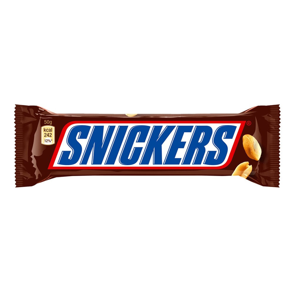 Šokolādes batoniņš SNICKERS 50g цена и информация | Saldumi | 220.lv