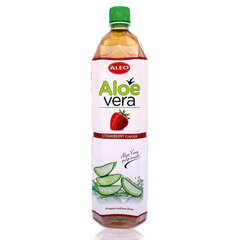 Aloe Vera dzēriens ALEO Strawberry, 1.5 L cena un informācija | Sulas, nektāri un sulu dzērieni | 220.lv