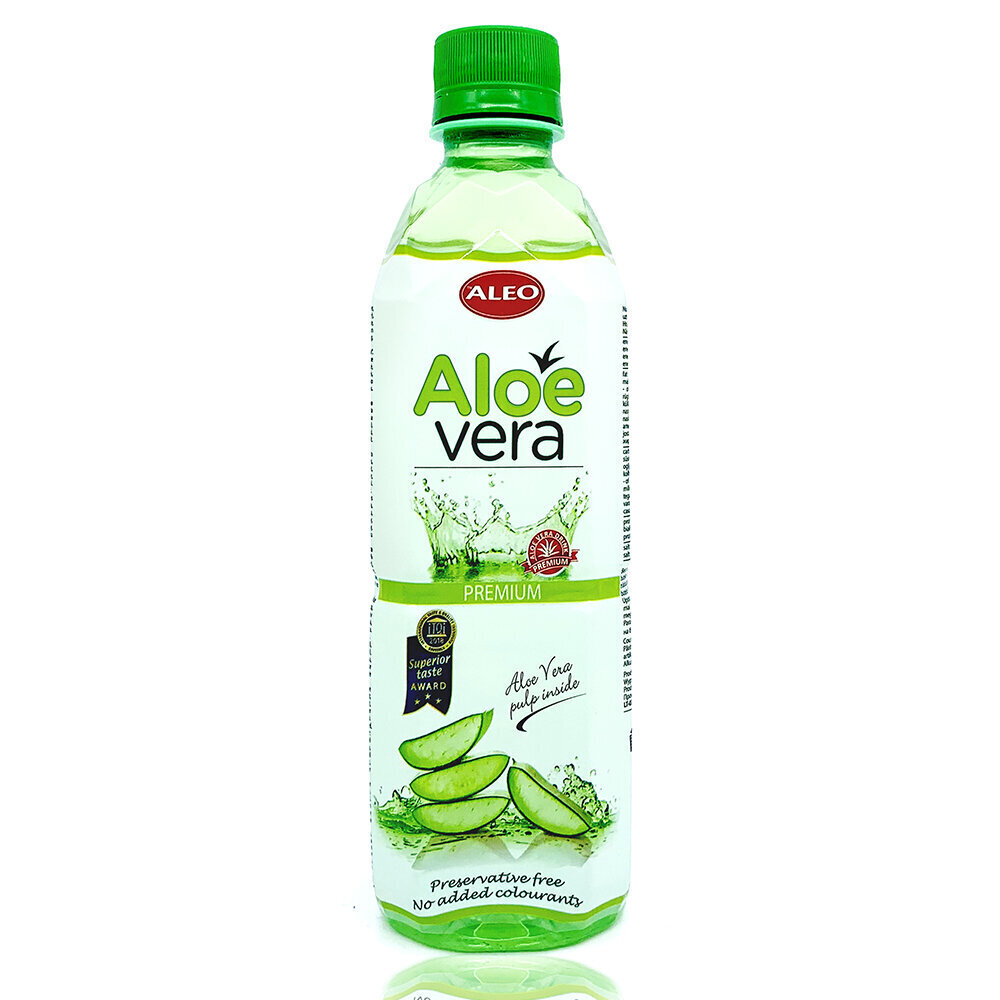 Aloe Vera dzēriens ALEO Premium, 500 ml cena un informācija | Atsvaidzinoši dzērieni | 220.lv