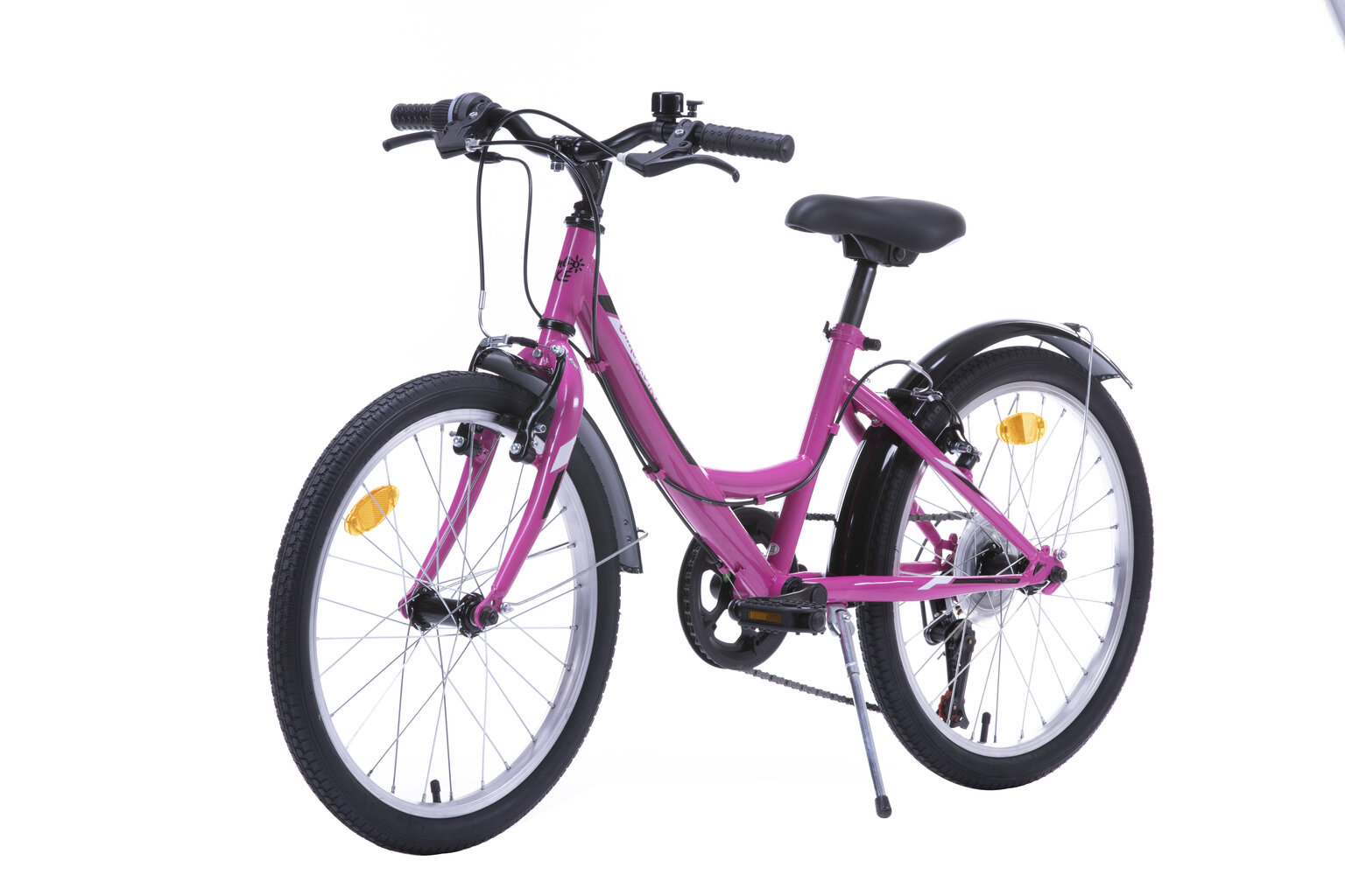 Bērnu velosipēds Bimbo Bike Virus Girl 20", rozā cena un informācija | Velosipēdi | 220.lv