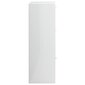 vidaXL skapis, spīdīgi balts, 60x29,5x90 cm, kokskaidu plāksne cena un informācija | Plaukti | 220.lv
