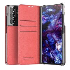 Чехол ARAREE Mustang Diary book для Samsung Galaxy S21 Ultra, мандарин красный цена и информация | Чехлы для телефонов | 220.lv