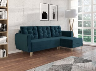 Universāls stūra dīvāns Bergen, zils цена и информация | Угловые диваны | 220.lv