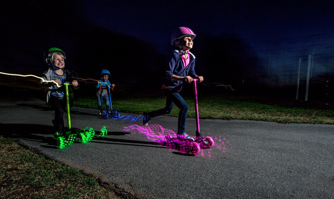 Trīsriteņu skrejritenis Yvolution Neon Glider, zaļš cena un informācija | Skrejriteņi | 220.lv