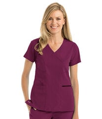 Медицинская женская блуза GRST001 Wine цена и информация | Медицинская одежда | 220.lv