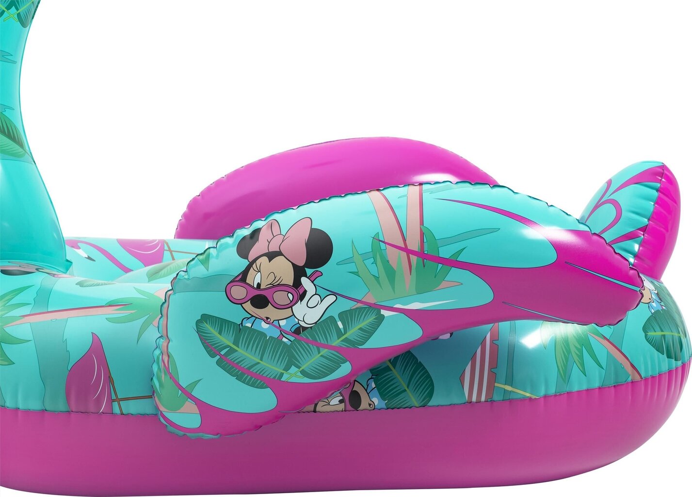 Piepūšamais plosts Bestway Disney Big Flamingo Minnie Mouse, zaļš цена и информация | Piepūšamās rotaļlietas un pludmales preces | 220.lv