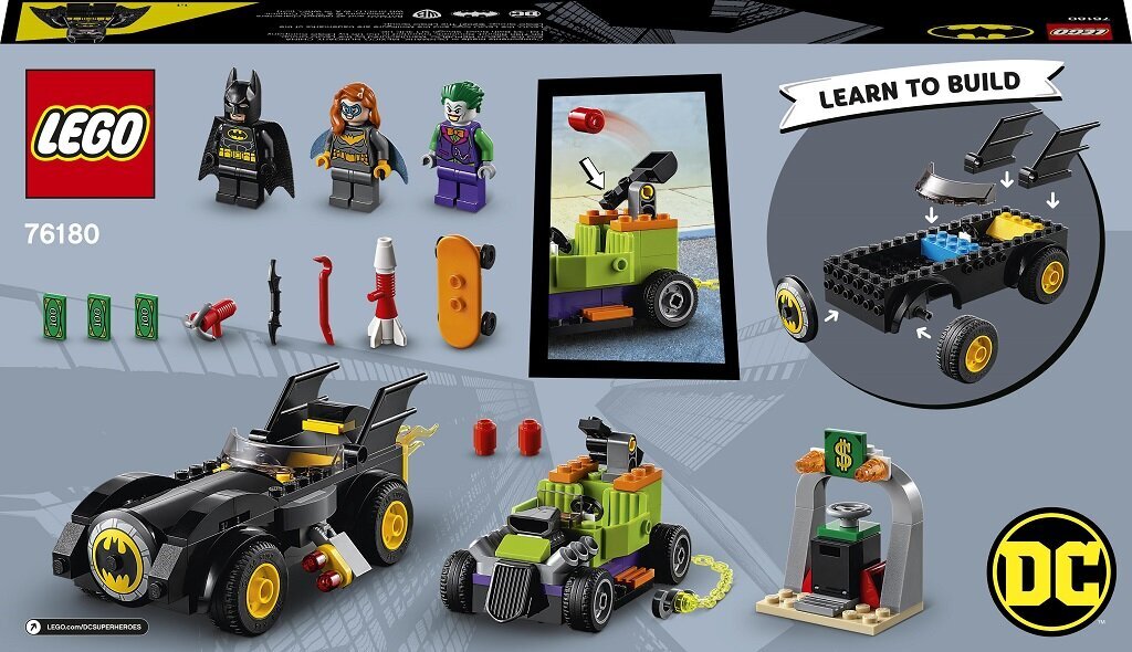 76180 LEGO® Super Heroes pakaļdzīšanās ar Betmenauto cena un informācija | Konstruktori | 220.lv