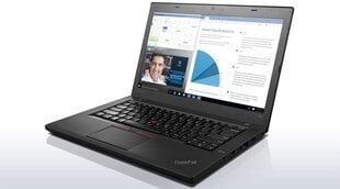 LENOVO ThinkPad T460 i5-6300U 14.0 FHD 8GB 256GB Win10 PRO cena un informācija | Portatīvie datori | 220.lv