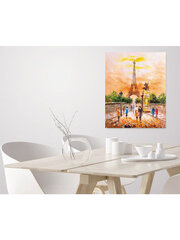 Glezna pēc numuriem TM Tsvetnoy - Eiffel Tower MG2405e 40x50 cm cena un informācija | Gleznas pēc numuriem | 220.lv