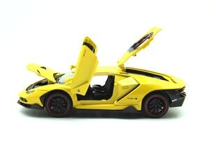 Metāla mašīna Lamborghini CZ30A, dzeltena cena un informācija | Rotaļlietas zēniem | 220.lv