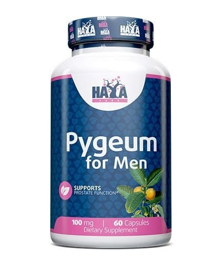 Haya Labs Pygeum vīriešiem 100 mg 60 kapsulas cena un informācija | Vitamīni, preparāti, uztura bagātinātāji labsajūtai | 220.lv