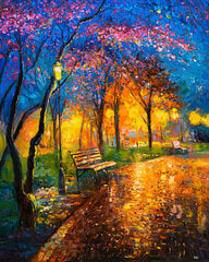 Glezna pēc numuriem TM Tsvetnoy - Autumn Evening MG2411e 40x50 cm cena un informācija | Gleznas pēc numuriem | 220.lv