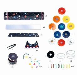 DIY - Dari pats - Kaleidoskopi - Kosmoss, Djeco DJ07922 cena un informācija | Attīstošās rotaļlietas | 220.lv