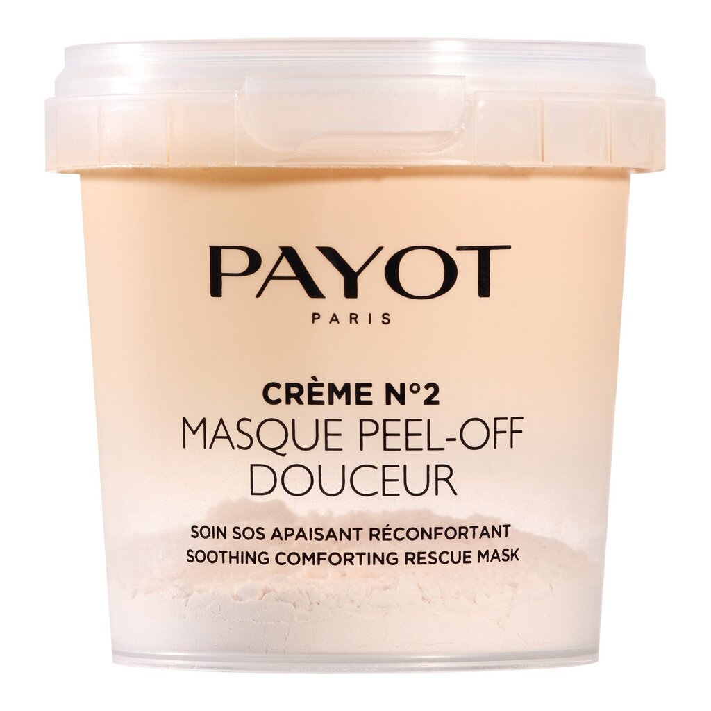 Nolobāma sejas maska Payot Crème nº2 Masque Peel-Off Douceur sievietēm, 10 g cena un informācija | Sejas maskas, acu maskas | 220.lv