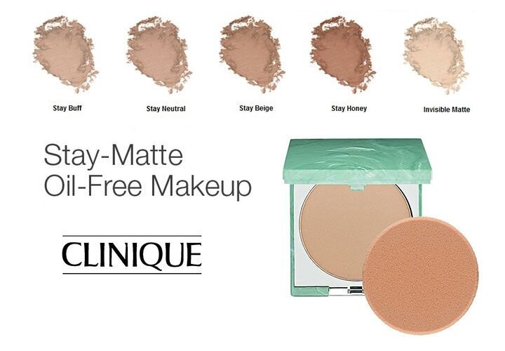 Kompakts pūderis Clinique Stay Matte 7.6 g, 101 Invisible Matte, 101  Invisible Matte cena | 220.lv