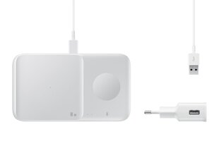 Bezvadu lādētājs Samsung Wireless charger Duo pad (ar adapteri) cena un informācija | Lādētāji un adapteri | 220.lv