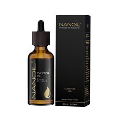Касторовое масло для тела и волос Nanoil, 50 мл цена и информация | Сыворотки для лица, масла | 220.lv