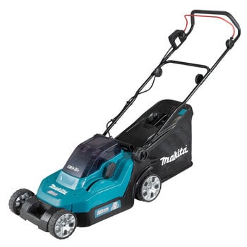 Аккумуляторная газонокосилка Makita DLM382CM2 с зарядным устройством и аккумулятором 2х4,0Ач. цена и информация | Газонокосилки | 220.lv