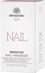 Nagu stiprinātājs Alessandro Sensitive, 10ml cena un informācija | Nagu lakas, stiprinātāji | 220.lv