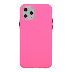 Mocco Soft Cream Silicone Back Case Aizmugurējais Silikona Apvalks Priekš Apple iPhone 12/12 Pro Spilgti Rozā cena un informācija | Telefonu vāciņi, maciņi | 220.lv